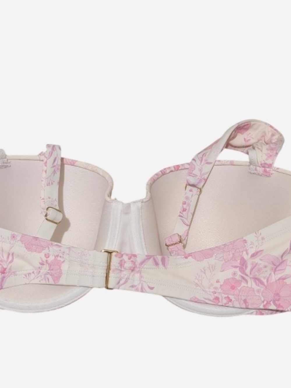 Shade & Shore Pink Floral Underwire Swim Bra - Picture 3 of 6